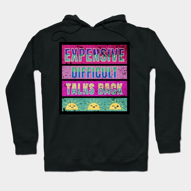 EXPENSIVE DIFFICULT TALKS BACK Hoodie by Joyce Mayer